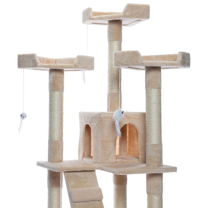 Cozytrix Cat Play Tree, 2 condos (170 cm)