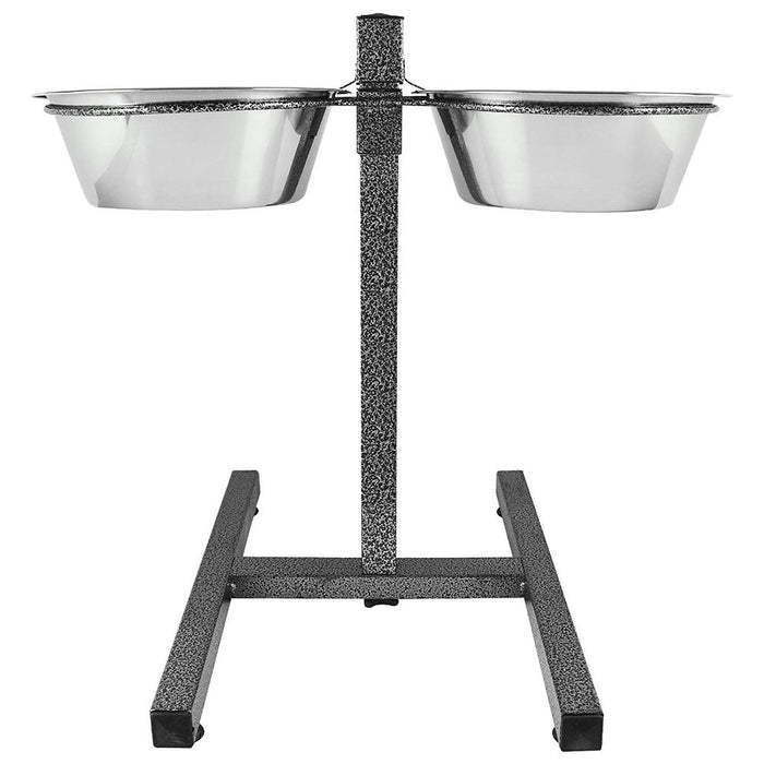 Cozytrix Dog Feeder - Adjustable Height - 2 Stainless Steel Bowls