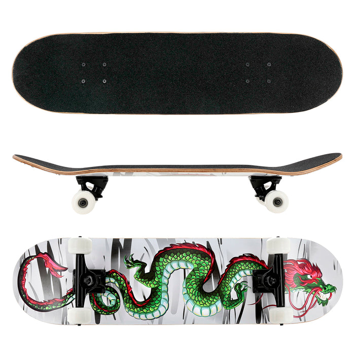 Cozytrix Dragon Skateboard 7 Ply Canadian Maple, 80 cm